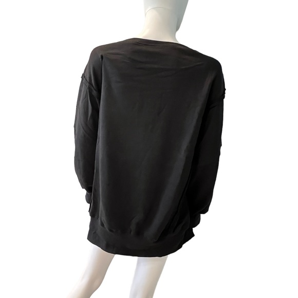 Tic Tak Toe French terry sequin pull over sz medium - Picture 4 of 10